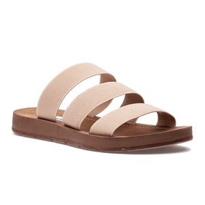 Steve Madden Pascale Sandals- nude size 9